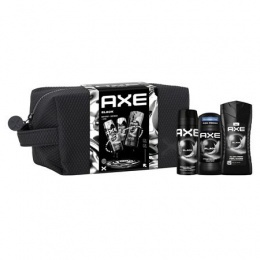 Karácsonyi ajándékcsomag férfiaknak neszeszerrel, AXE "Black"