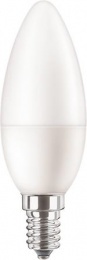 LED izzó, E14, gyertya, B35, 2,8W, 250lm, 4000K, PHILIPS "CorePro"